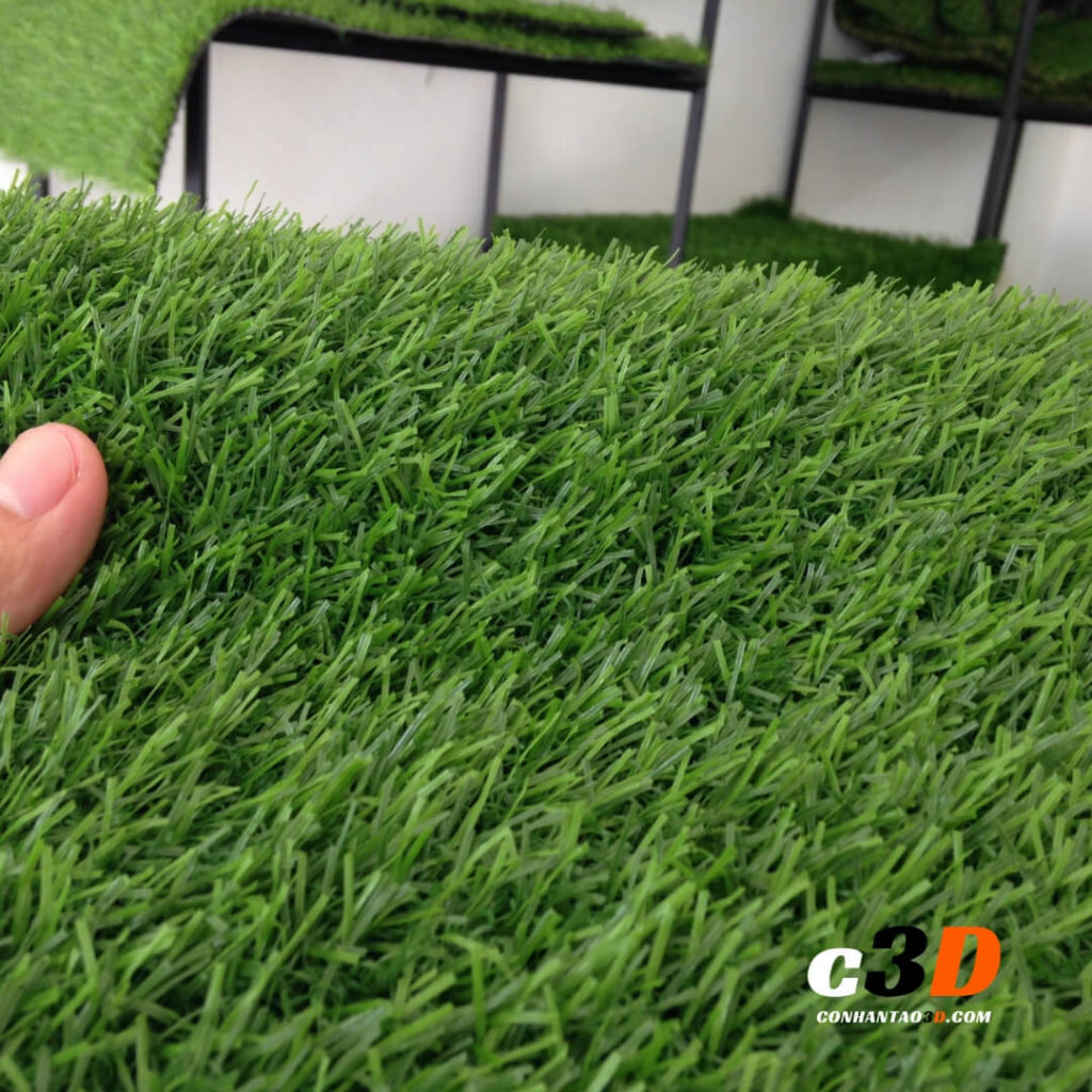 thảm cỏ nhân tạo sân vườn chất lượng 2cm